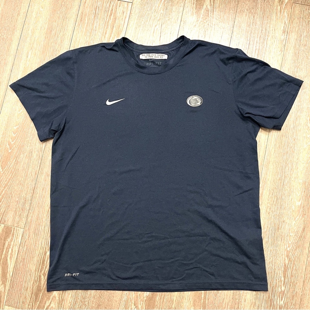 Penn State Nittany Lions Shirt Mens Extra Large Blue Football Team Player Issued